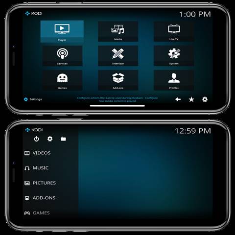 Kodi screenshot 1